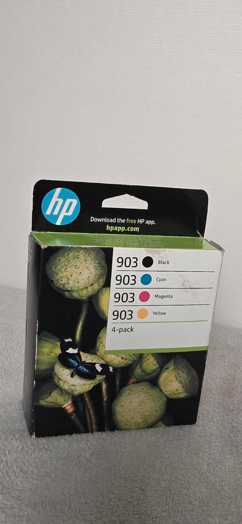 HP 903 4-pack originele inktcartridges, cyaan/magenta/geel, Computers en Software, Printerbenodigdheden, Nieuw, Cartridge, Ophalen of Verzenden