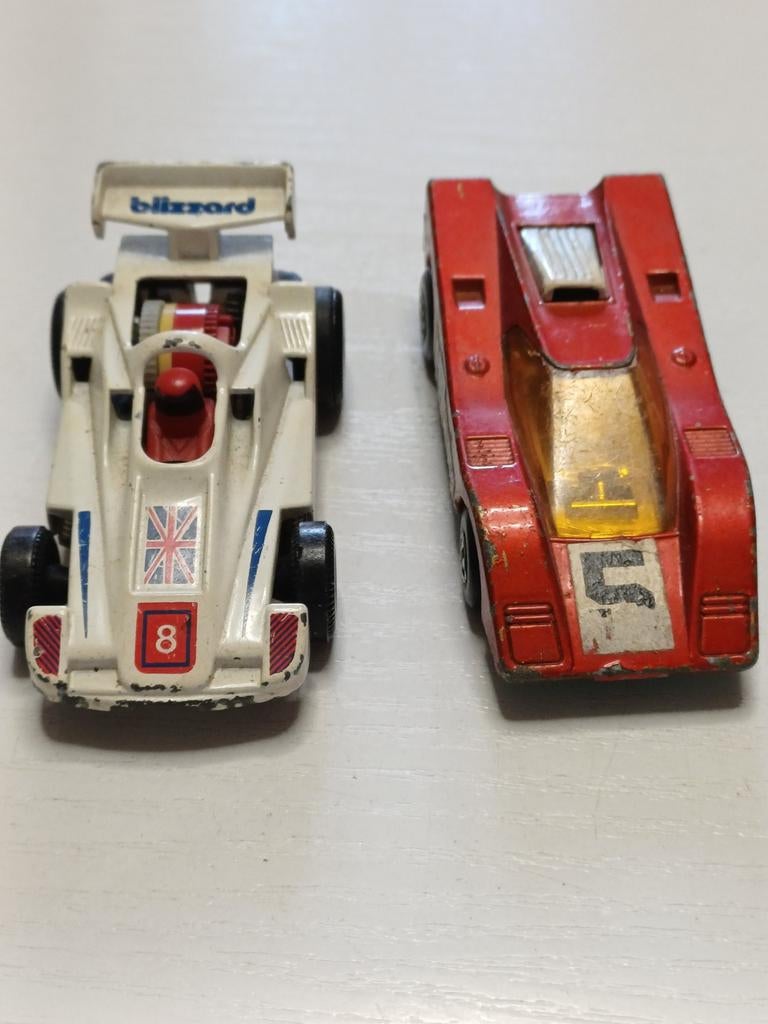 2 vintage autotjes Matchbox en Darda car, Enlèvement, Matchbox