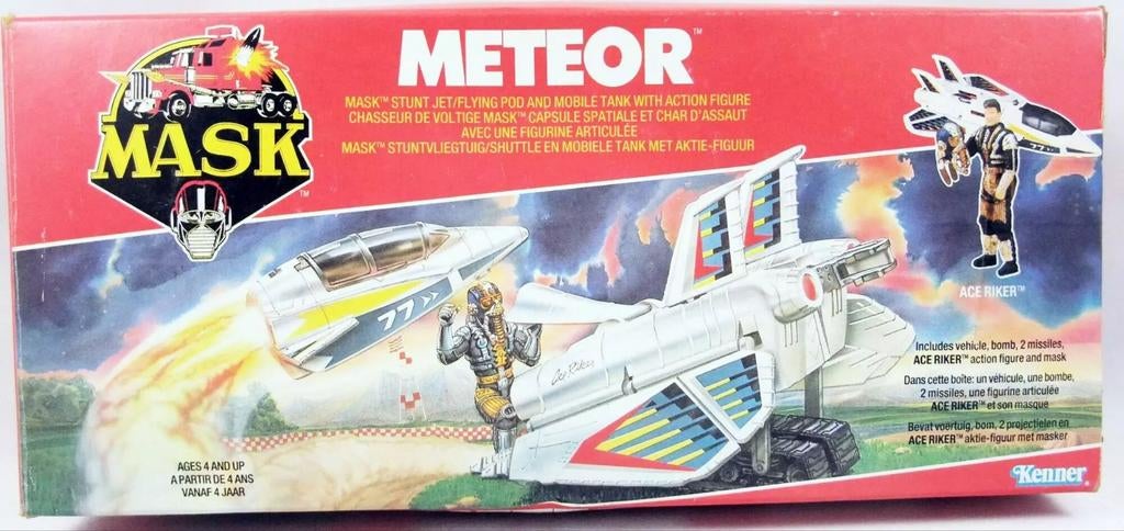 Gezocht Mask Kenner Meteor met bijhorende doos, Verzamelen, Ophalen of Verzenden