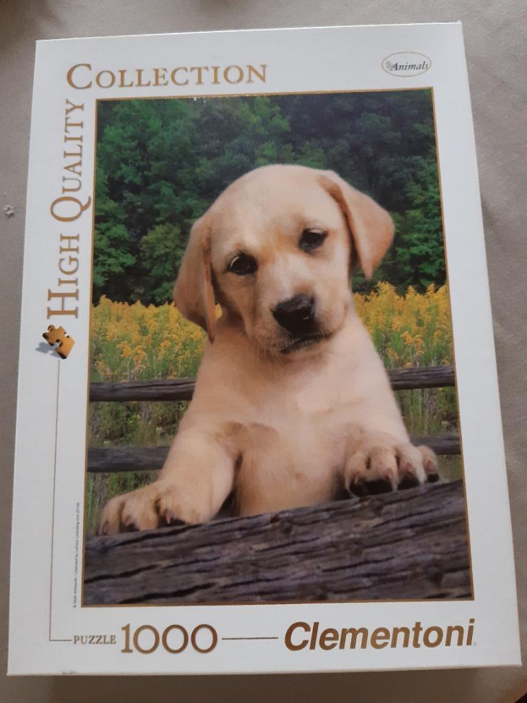 Puzzel puppy 1000 stuks, Ophalen of Verzenden, 500 t/m 1500 stukjes, Zo goed als nieuw, Legpuzzel