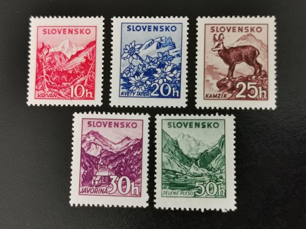 Slovakije 1944 - bezienswaardigheden - fauna, flora **, Postzegels en Munten, Ophalen of Verzenden, Overige landen, Postfris