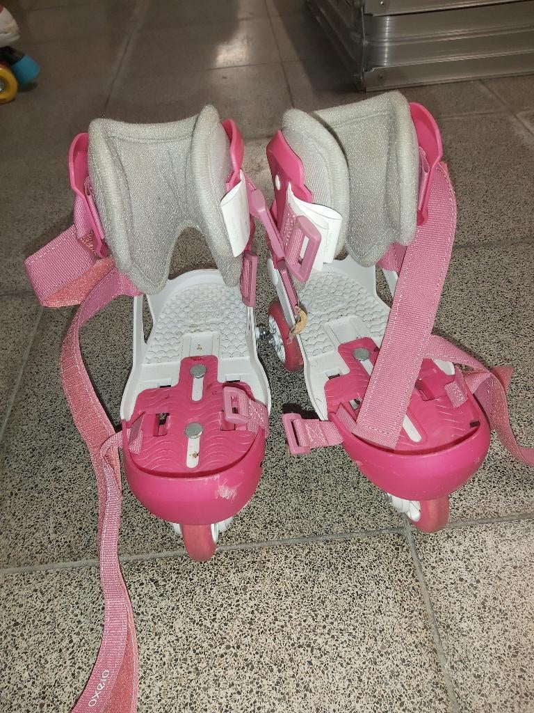Te koop: Kinderrolschaatsen Oxelo, Kinderen en Baby's, Speelgoed | Buiten | Rolschaatsen, Gebruikt, Kinderen, Verstelbaar, Ophalen