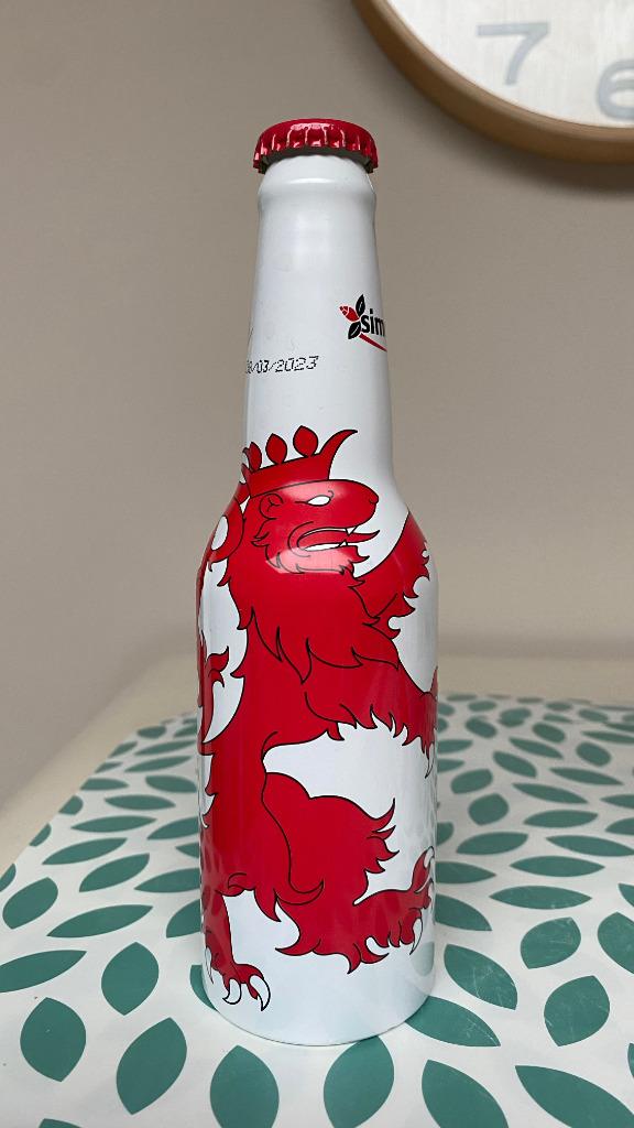 Bouteille de bière SIMON Luxembourg Alu, Enlèvement ou Envoi