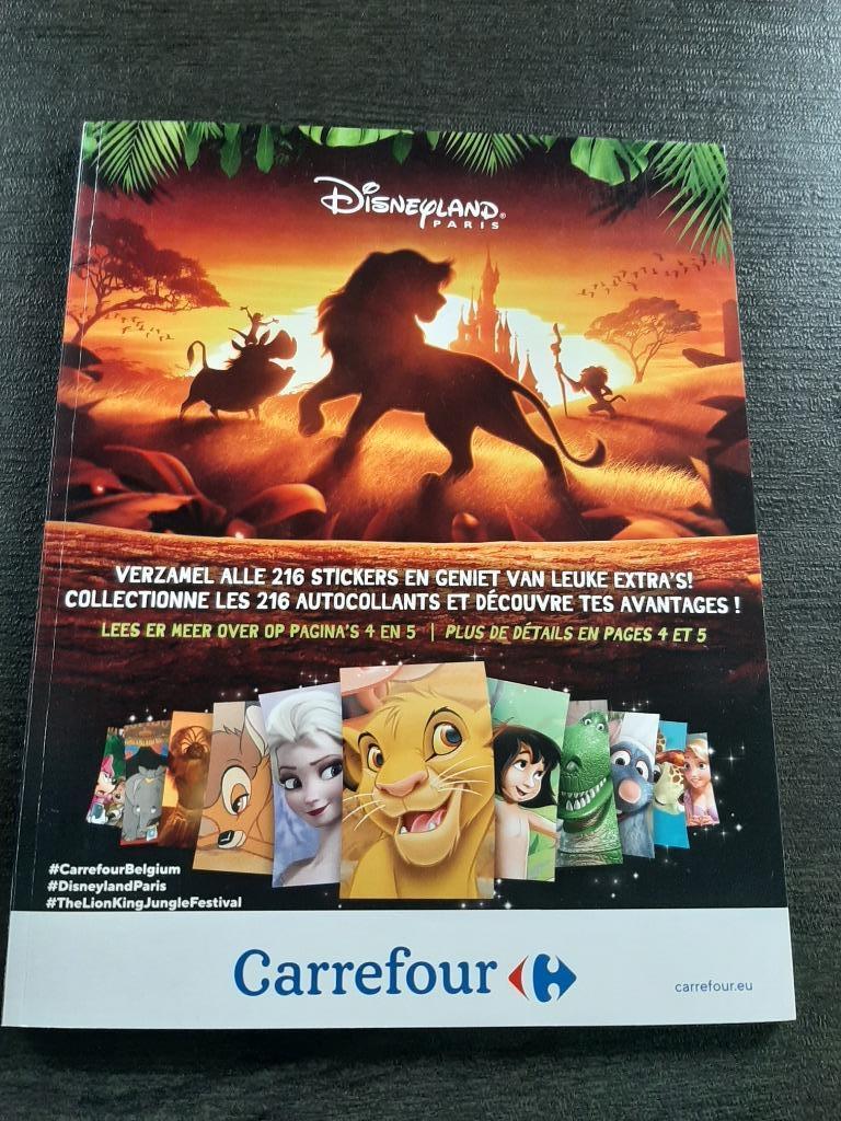stickerboek Disneyland, Boeken, Ophalen of Verzenden, Zo goed als nieuw, Plaatjesalbum