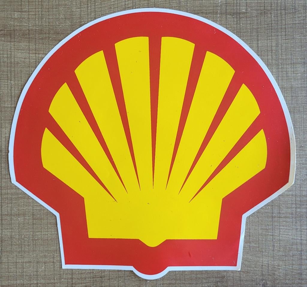 Grote sticker: Shell, Verzamelen, Stickers, Ophalen of Verzenden, Zo goed als nieuw, Bedrijf of Vereniging