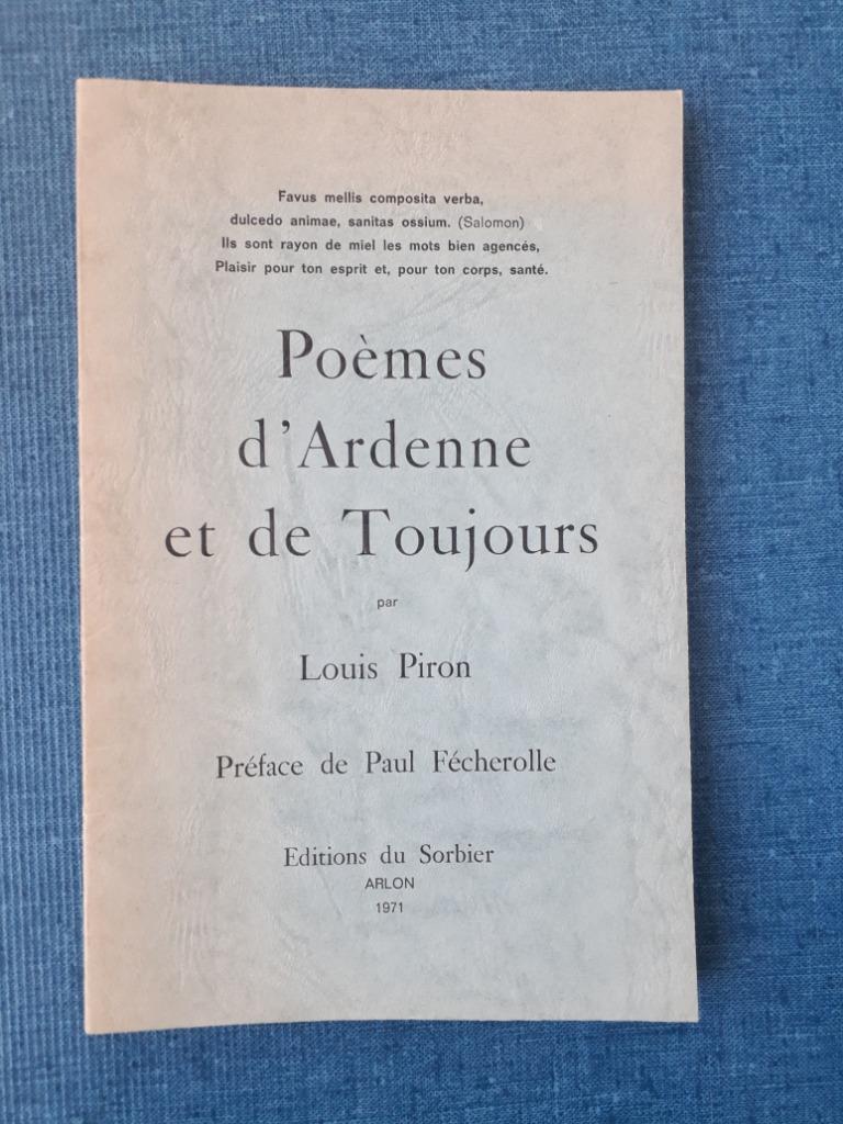 Gedichten uit de Ardennen en uit Altijd, Ophalen of Verzenden, Gelezen, Louis Piron