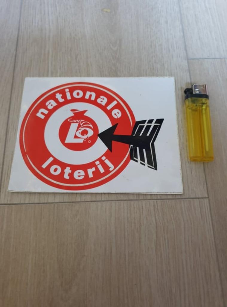 Sticker Nationale Loterij, Verzamelen, Ophalen of Verzenden