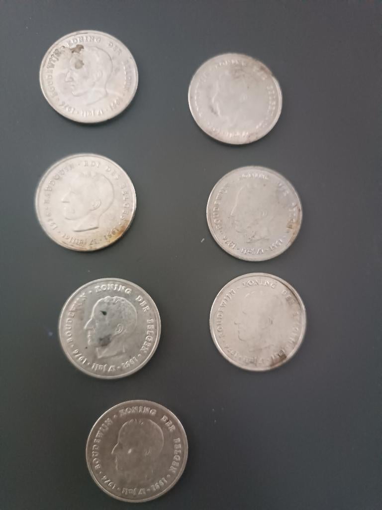 Zilveren munten 250 frank, Enlèvement, Argent, Monnaie en vrac, Argent
