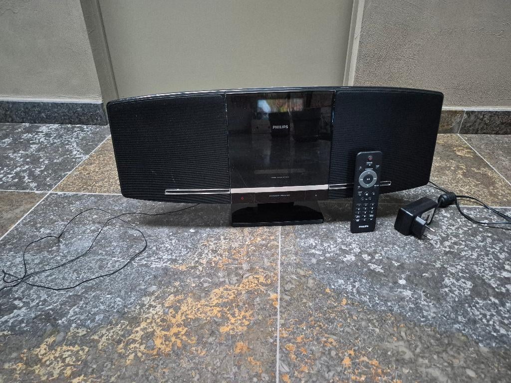 Micro-système de musique Philips, TV, Hi-fi & Vidéo, Lecteurs CD, Enlèvement ou Envoi, Utilisé, Philips, Avec radio