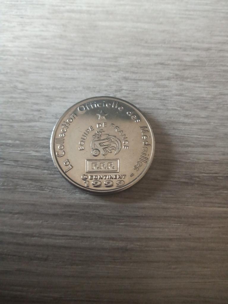 médaille coupe du monde 1999 France - Blanc - Défenseur, Enlèvement ou Envoi, Argent