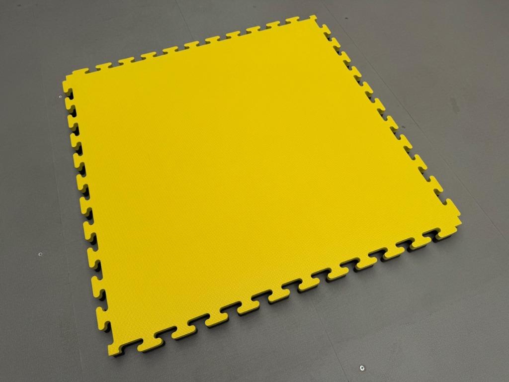 Tatamis PREMIUM 1mx1mx2.6cm epaisseur. Mousse EVA Jaune/noir, Info@kriden.be, Judo, Nieuw, Ophalen of Verzenden