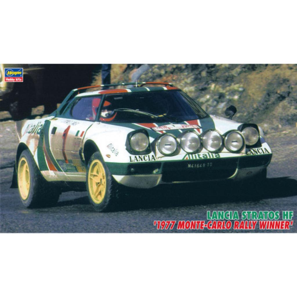 HASEGAWA 25032 lancia stratos HF Monté-carlo rally 1977 1/24, Overige merken, Auto, Groter dan 1:32, Nieuw