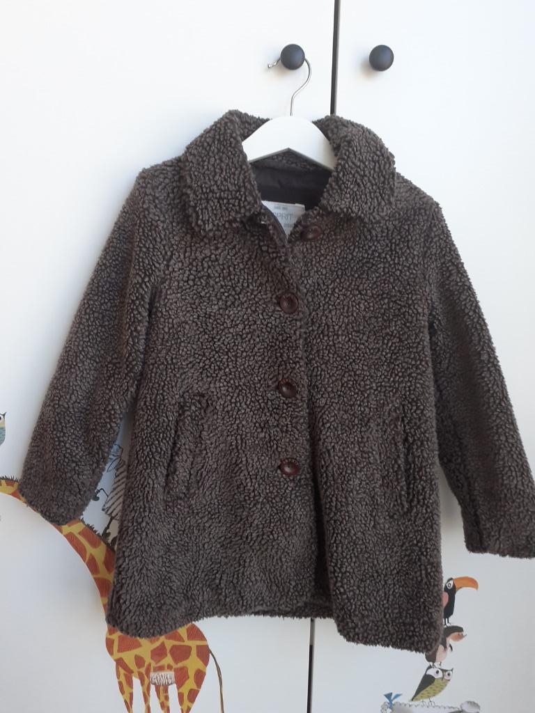 Jas Esprit donkerbruin maat 104-110, Gebruikt, Meisje, ESPRIT, Ophalen of Verzenden