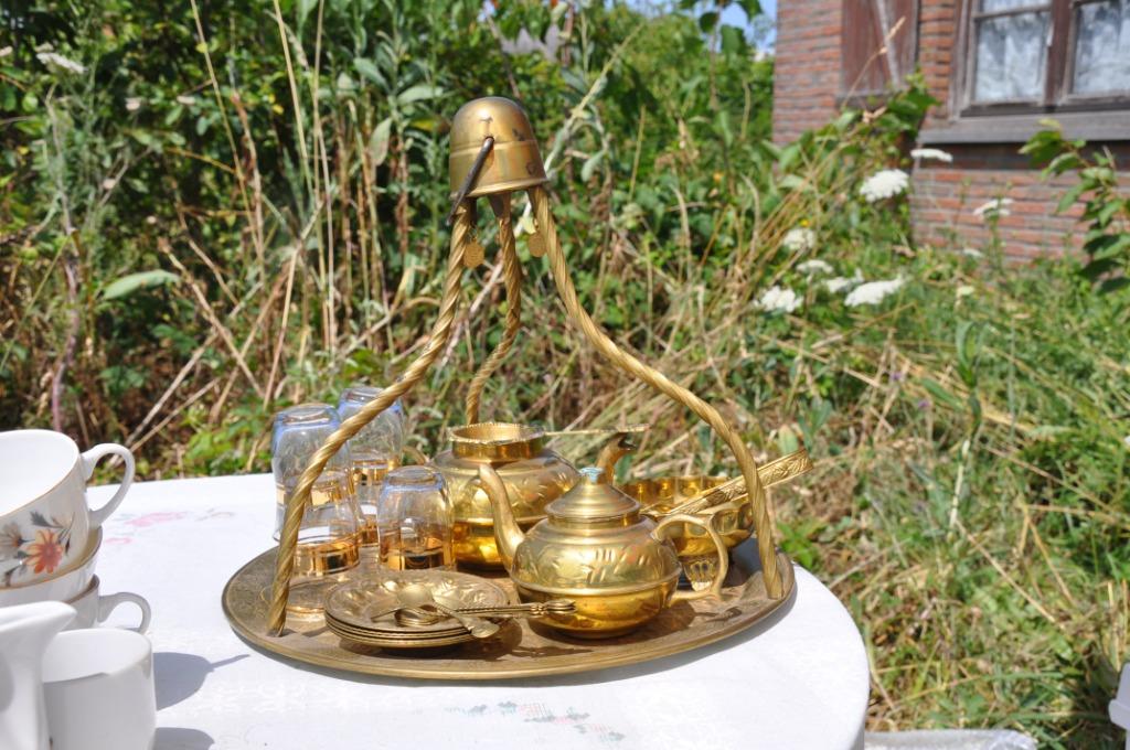 service a thé marocain en cuivre et verre, Enlèvement ou Envoi