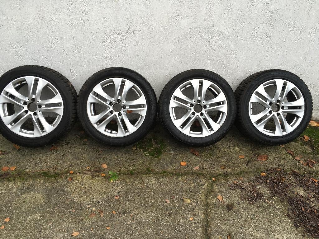 orrigenele mercedes velgen met zomerbanden, Auto-onderdelen, Banden en Velgen, Ophalen, Gebruikt, Banden en Velgen, 17 inch