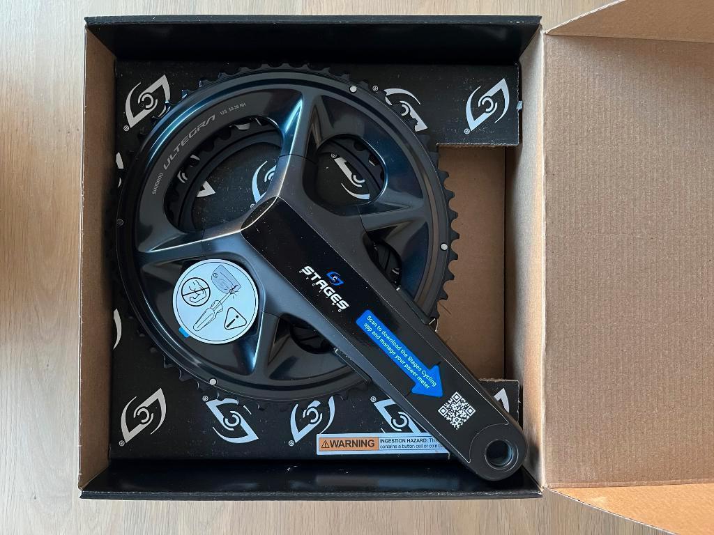 Stages Shimano Ultegra R8100 RECHTS / Gen 3 Powermeter, Fietsen en Brommers, Ophalen, Nieuw, Crankstel of Pedalen, Shimano