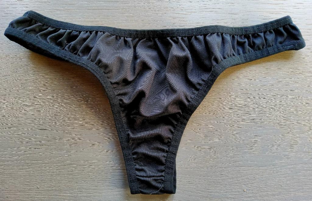 Culotte de lingerie/tang/..., ANDERE, Envoi, Noir, String