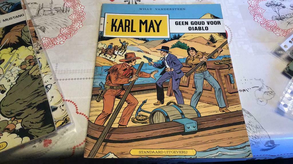 Karl may(@), Meerdere stripboeken, Ophalen, Gelezen