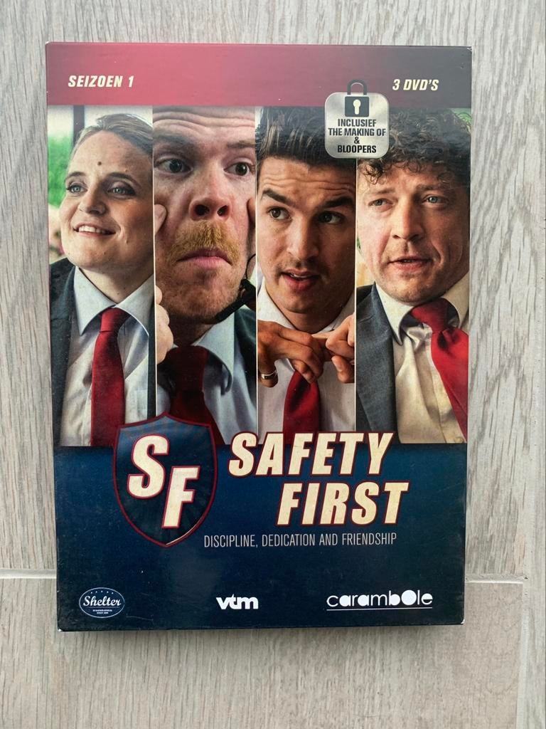 Safety First box seizoen 1, Cd's en Dvd's, Alle leeftijden, Boxset, Ophalen of Verzenden, Zo goed als nieuw