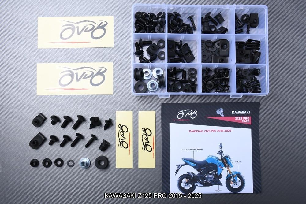 Kit visserie spécifique pour KAWASAKI Z125 PRO 2015 - 2025, Enlèvement ou Envoi, Neuf