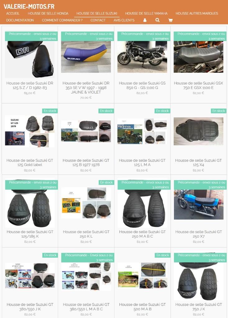 Housse de selle neuve adaptable pour SUZUKI, Envoi, Neuf