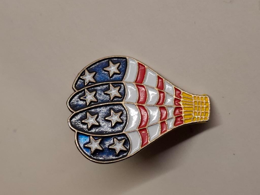 Montgolfière Pin US, Envoi, Comme neuf