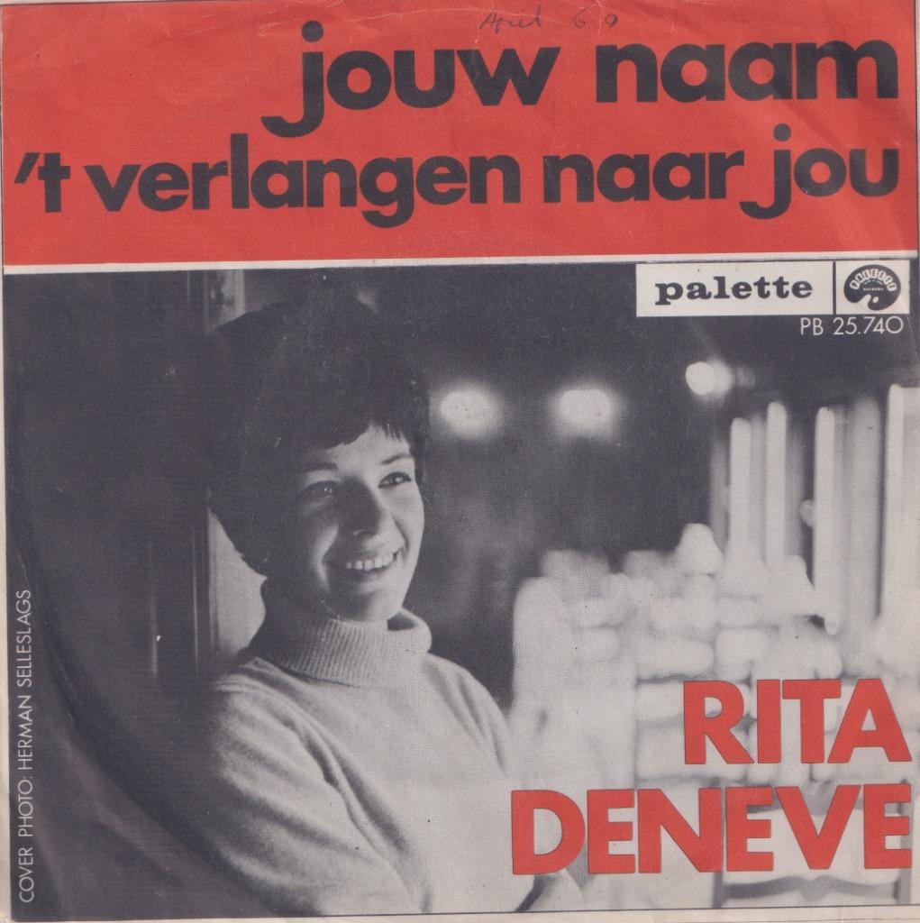 Rita Deneve – Jouw naam / Het verlangen naar jou - Single, Ophalen of Verzenden, Gebruikt, Nederlandstalig