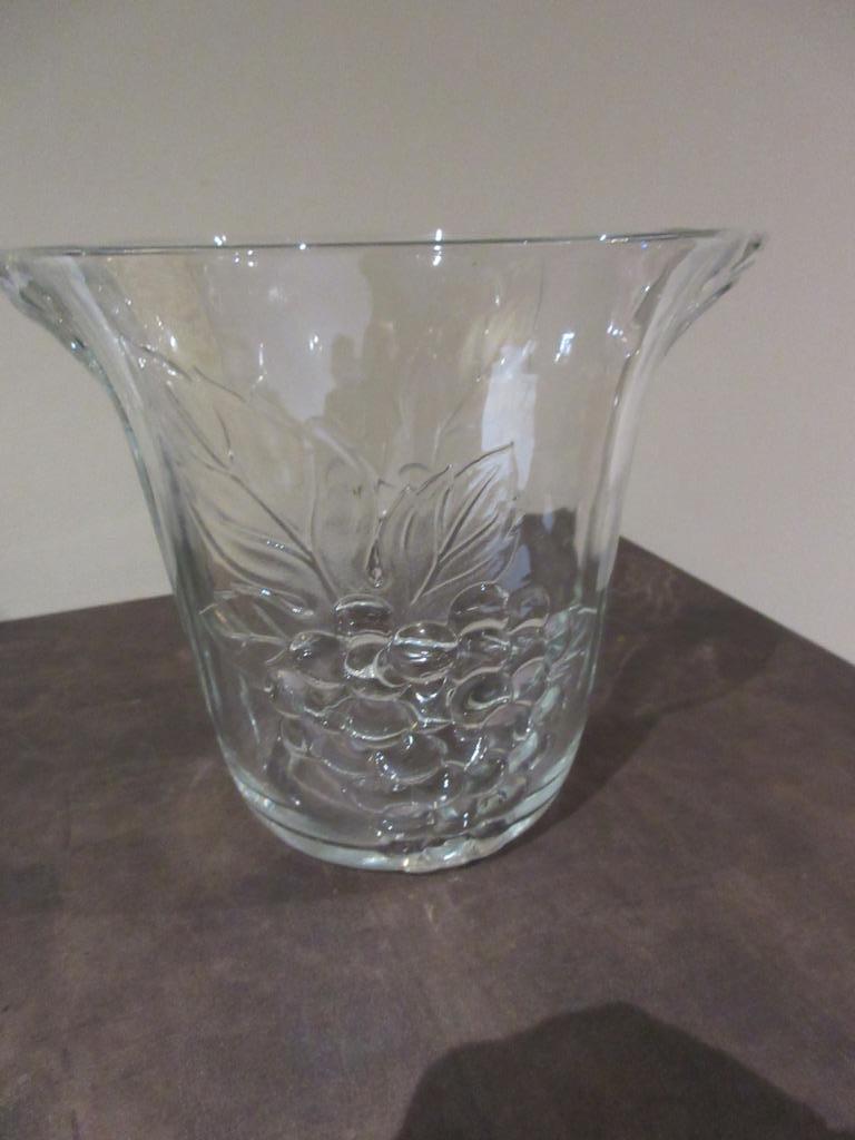 Zware champagne emmer in glas zware ijsemmer wijn champagne, Ophalen, Champagne
