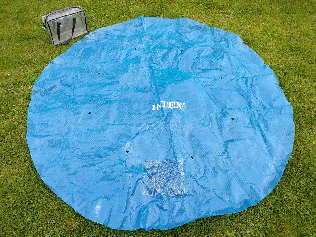 Intex Solar Zwembad Afdekzeil - Ø 244 cm, Tuin en Terras, Ophalen, Zo goed als nieuw, Afdekzeil