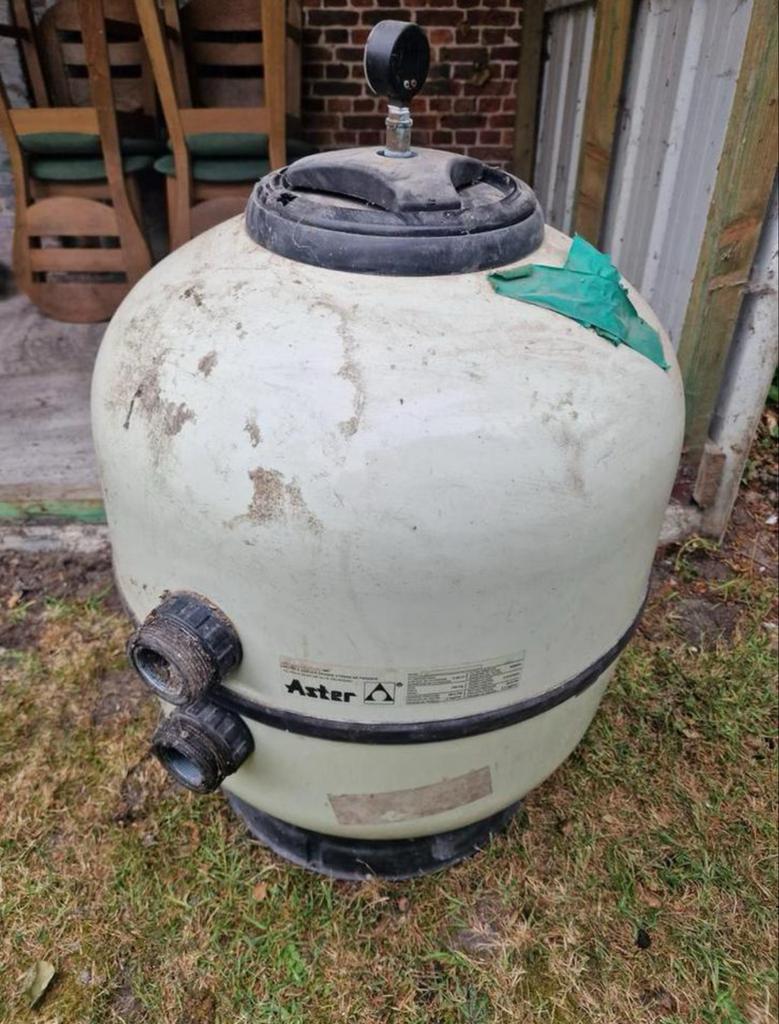 Zandfilter Aster met Grundfos Filter, Ophalen, Gebruikt, Filter