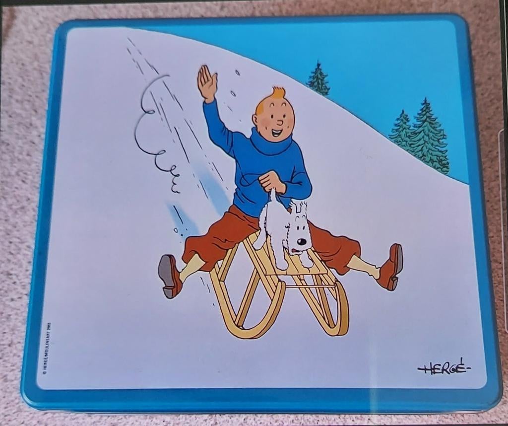 Boîte métal tintin, Collections, Enlèvement ou Envoi, Tintin