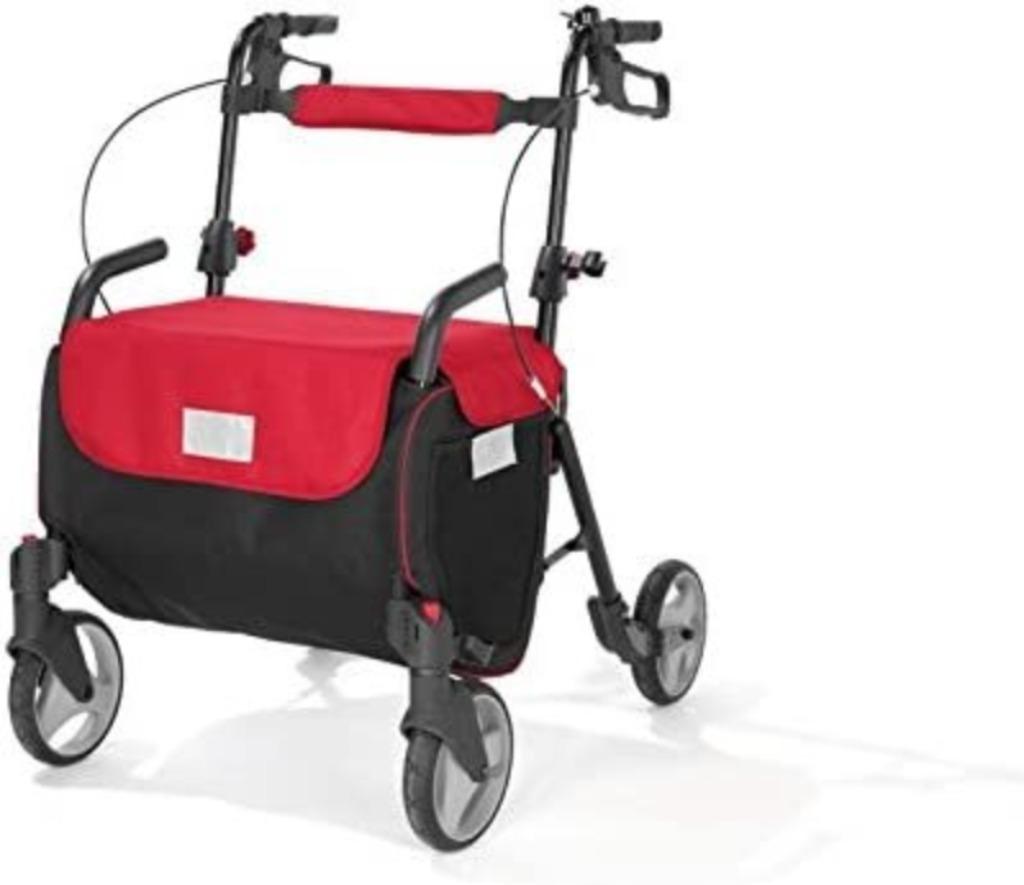DEAMBULATEUR AVEC SAC DE COURSES, Enlèvement, Pliable, Comme neuf