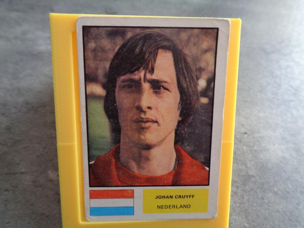 VANDERHOUT   VOETBAL PRENT KAART  CRUYFF JOHAN WK 1974   WOR, Ophalen of Verzenden