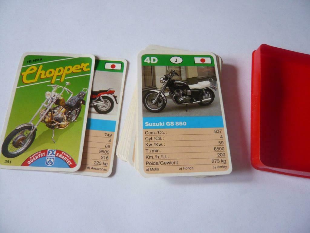 Cartes "Chopper" (32) jeu des familles., Ophalen, Gebruikt