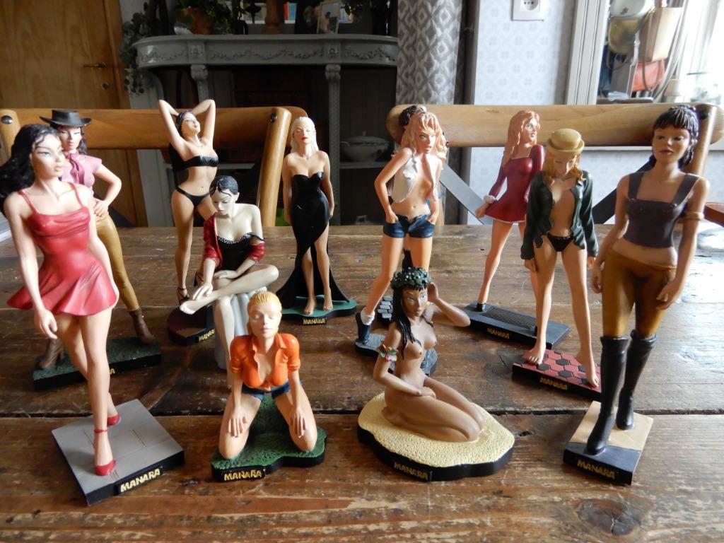 a vendre lot de figurines serie MANARA, Verzamelen, Ophalen, Gebruikt