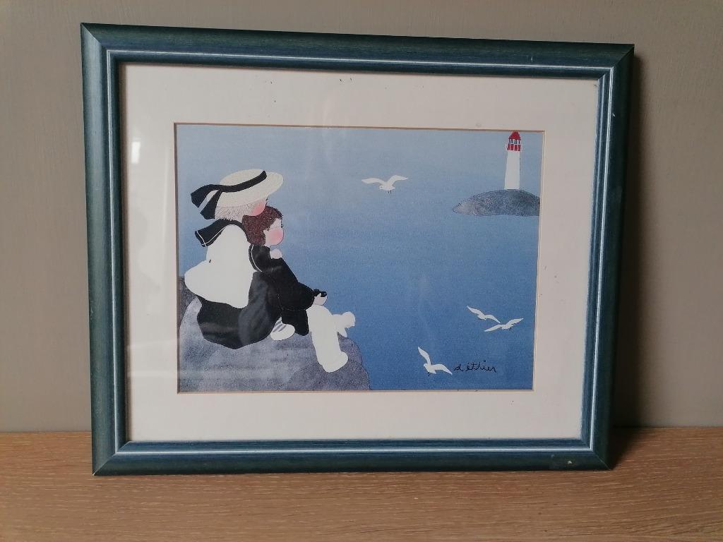 Reproduction du peintre Diane Ethier., Enlèvement