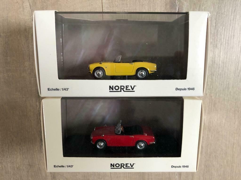 Norev 2x Honda S800 (1966)  Cabrio 1/43, Enlèvement ou Envoi, Neuf, Voiture, Norev