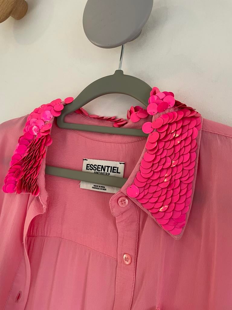 Hemd essentiel antwerpen, Ophalen of Verzenden, Gedragen, Maat 36 (S), Roze