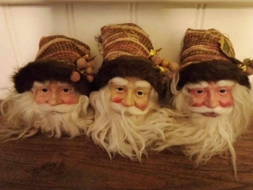 Katherines collection kerstmanhoofden, Ophalen of Verzenden, Gebruikt