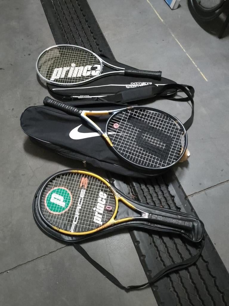 Laatste kans Drie perfect racketten met  tassen, Ophalen