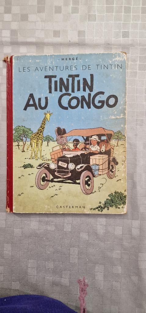 Tintin au Congo, Une BD, Enlèvement, Utilisé, Hergé