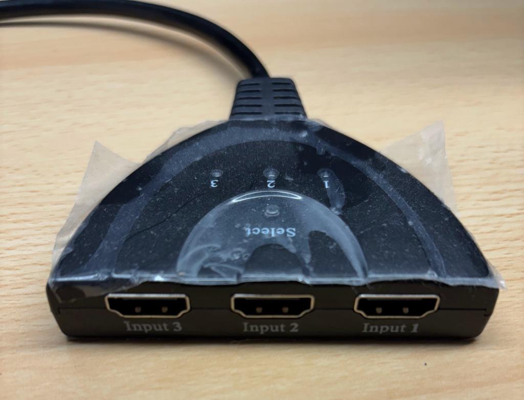 4k digitale hdmi switcher 3 in 1 out, Ophalen of Verzenden, Nieuw