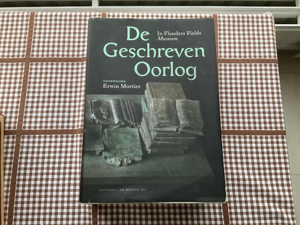 De Geschreven Oorlog, voorwoord Erwin Mortier, Manteau, Enlèvement, Neuf