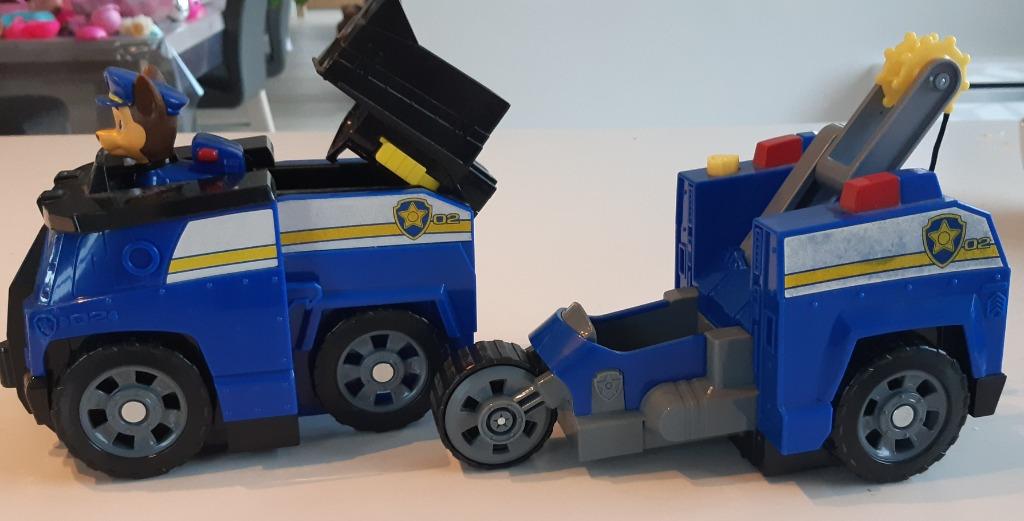 Paw Patrol 2-in-1 gesplitst voertuig, Chase politiewagen., Ophalen of Verzenden