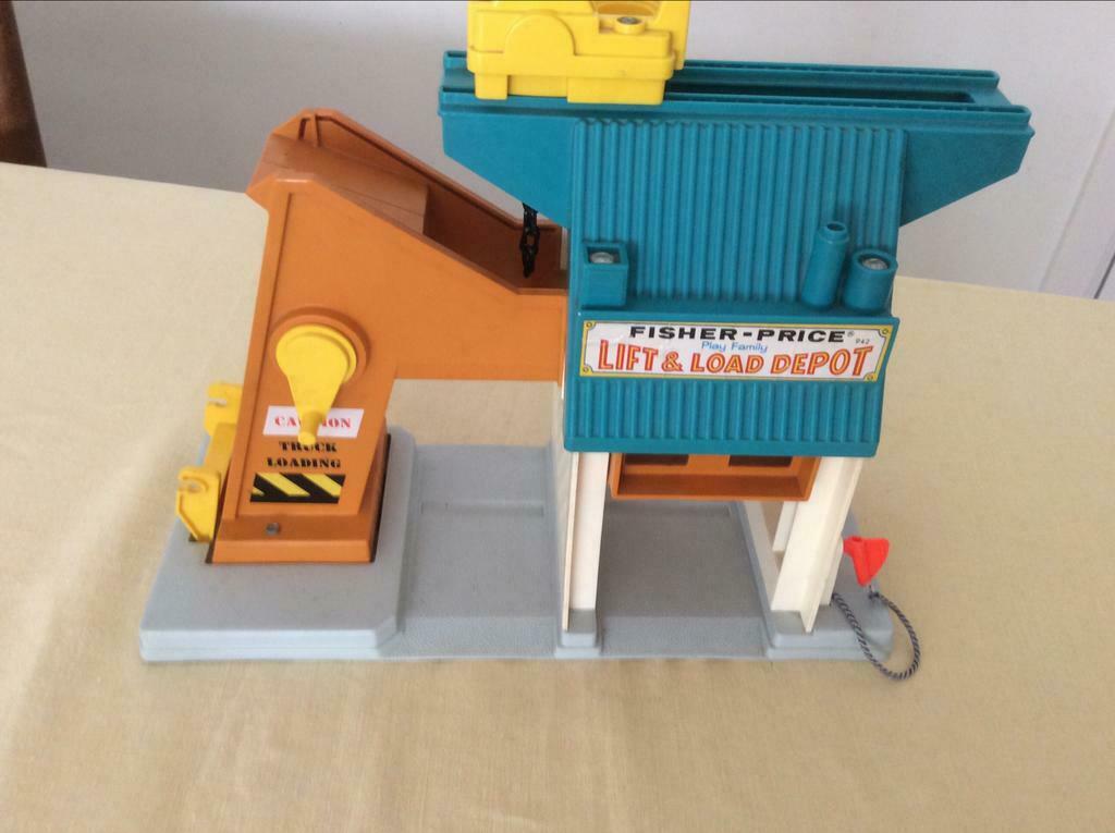 Vintage Fisher-Price  met laadbrug depot  942.  1976   USA, Ophalen of Verzenden, Zo goed als nieuw