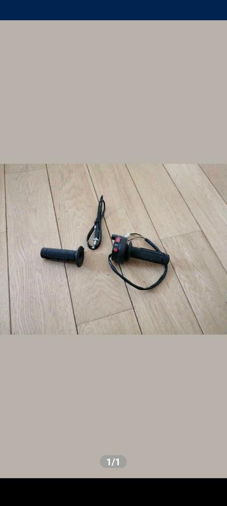 Kit poignée café racer neuf  guidon cable accelerateur, Enlèvement ou Envoi, Comme neuf