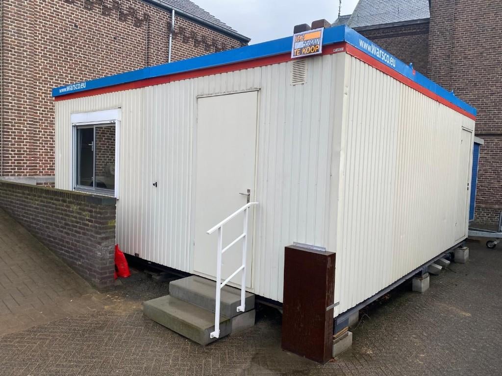 Container unit met WC en keuken, Enlèvement, Comme neuf
