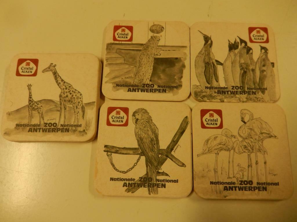 bierviltjes CRISTAL ALKEN (ZOO Antwerpen), Verzamelen, Ophalen of Verzenden, Zo goed als nieuw, Gebruiksvoorwerp