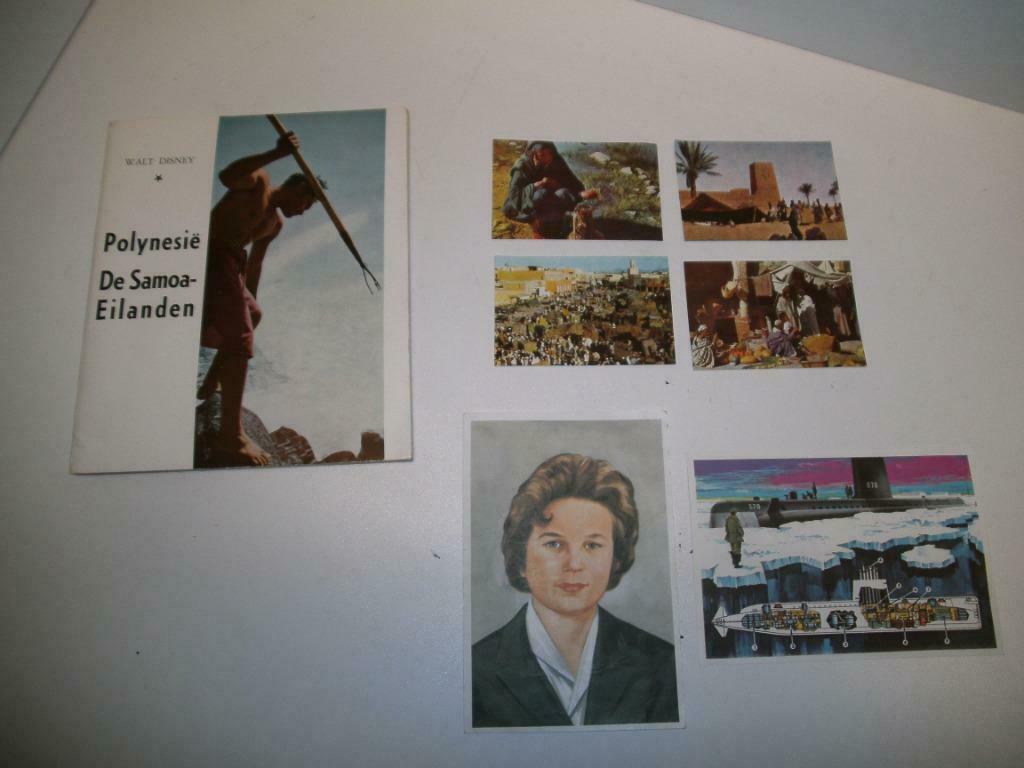 Lot diverse losse chromo's/prenten (Verzam-040), Verzamelen, Foto's en Prenten, Gebruikt, Prent, Overige onderwerpen, 1960 tot 1980