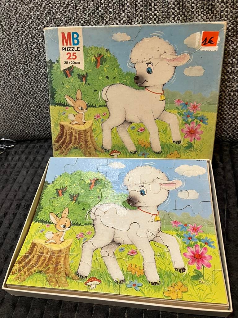 Puzzle MB vintage de 25 pièces, série Piccolo, Enlèvement ou Envoi, Comme neuf